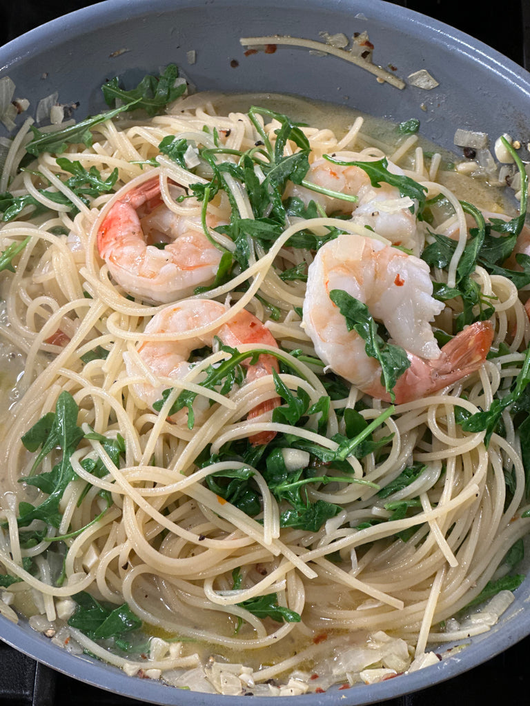 Linguini with Shrimp and Lemon