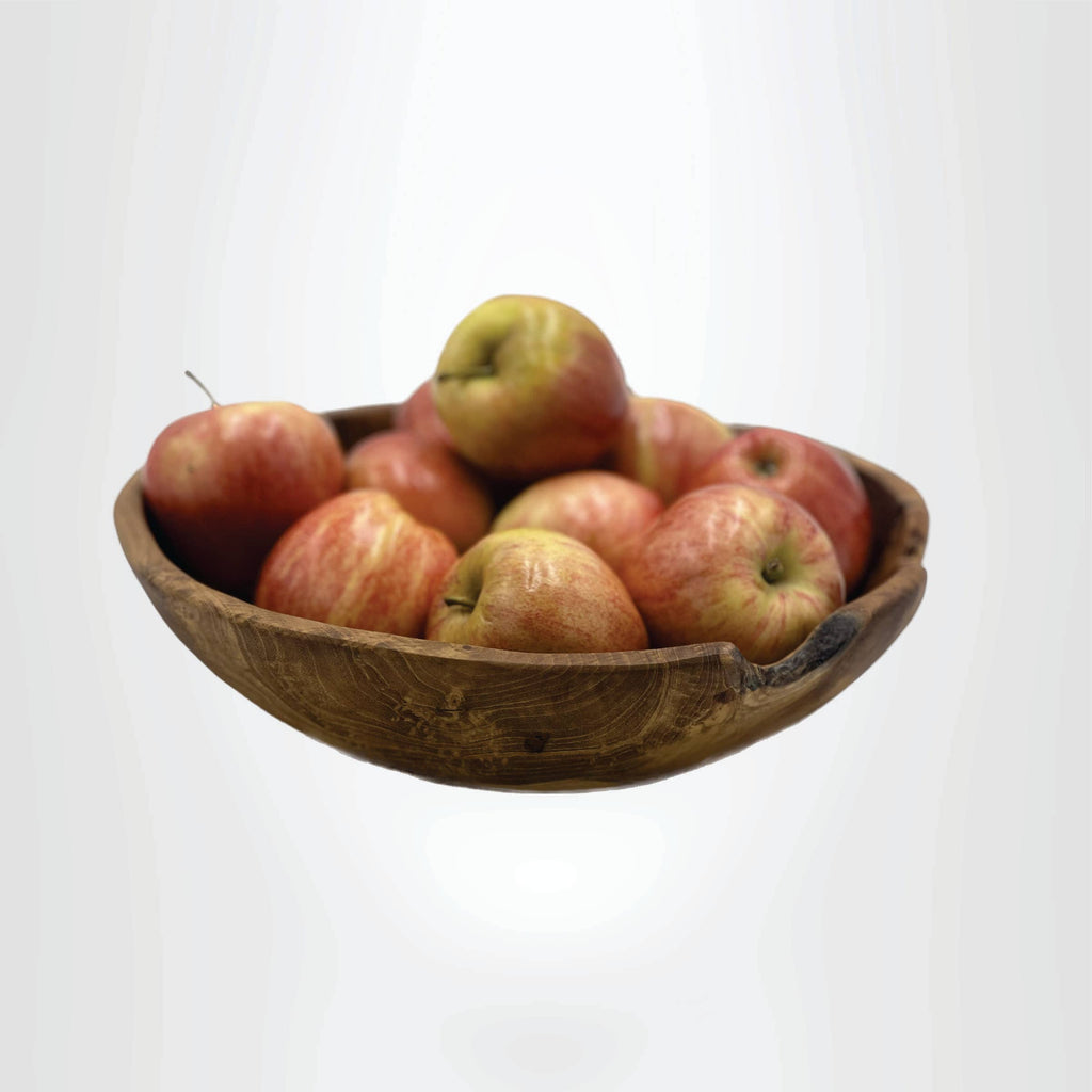 Medium Live Edge Salvaged Teak Bowl