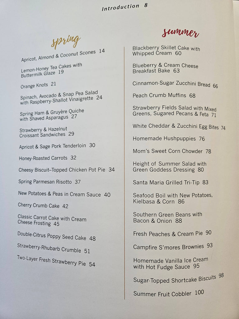 Farmhouse Weekends Cookbook