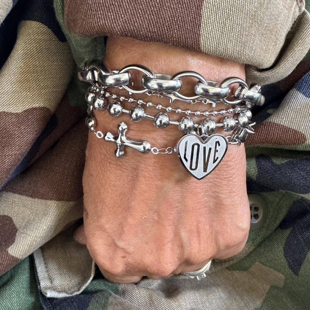 Cross Chain Bracelet