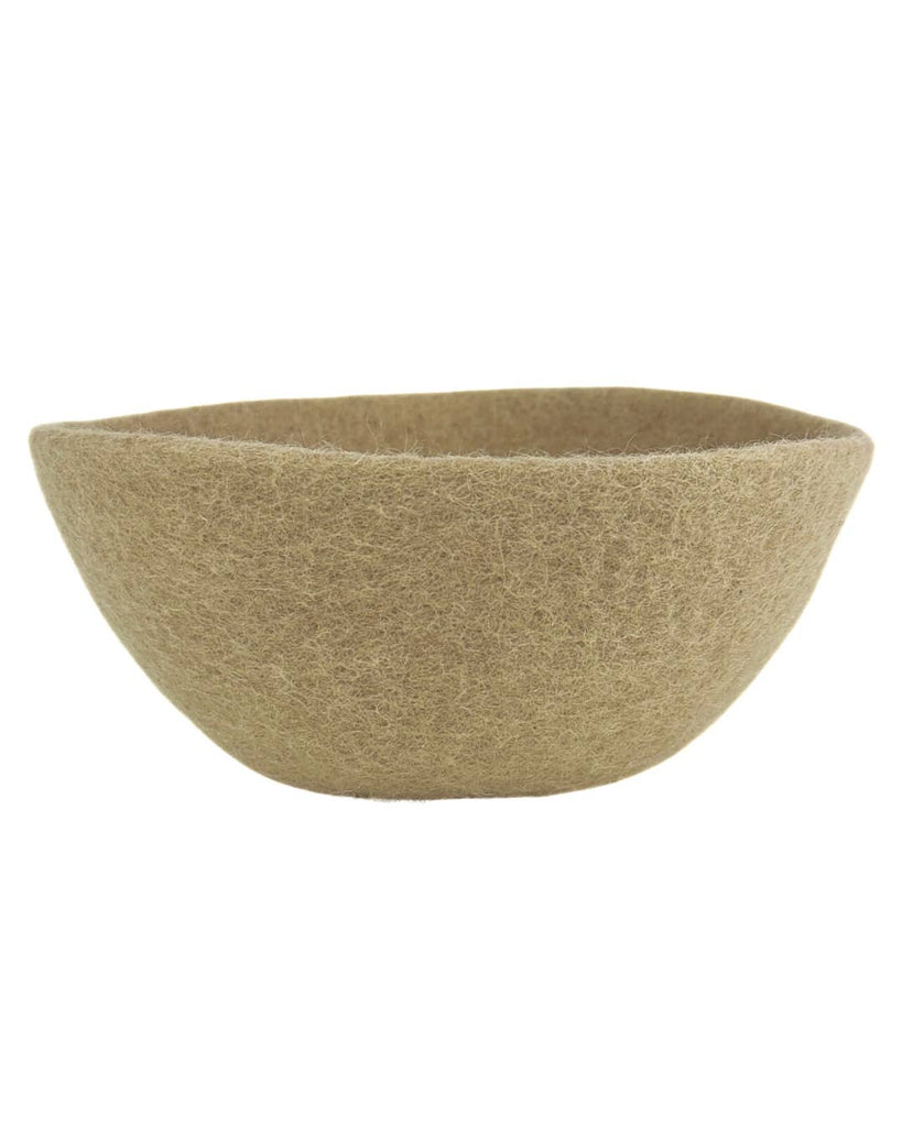 Small Handmade Felt Bowl