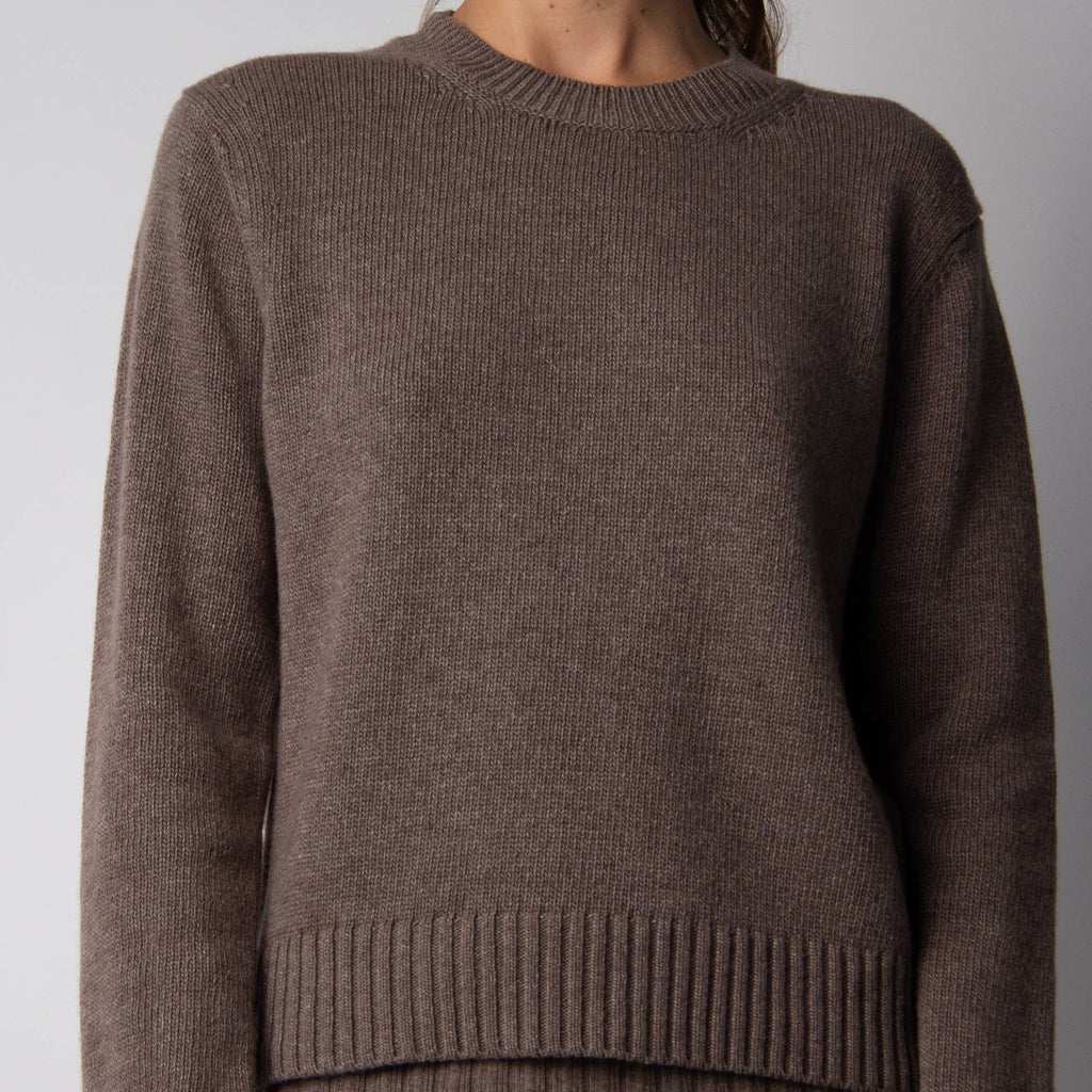 Cashmere Mix Crewneck Sweater