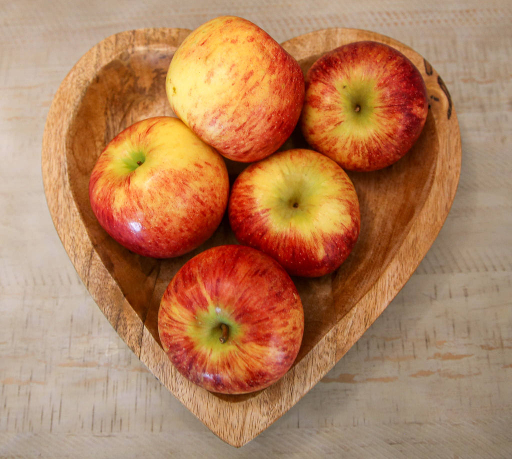 Food Safe Small Wood Heart Bowl