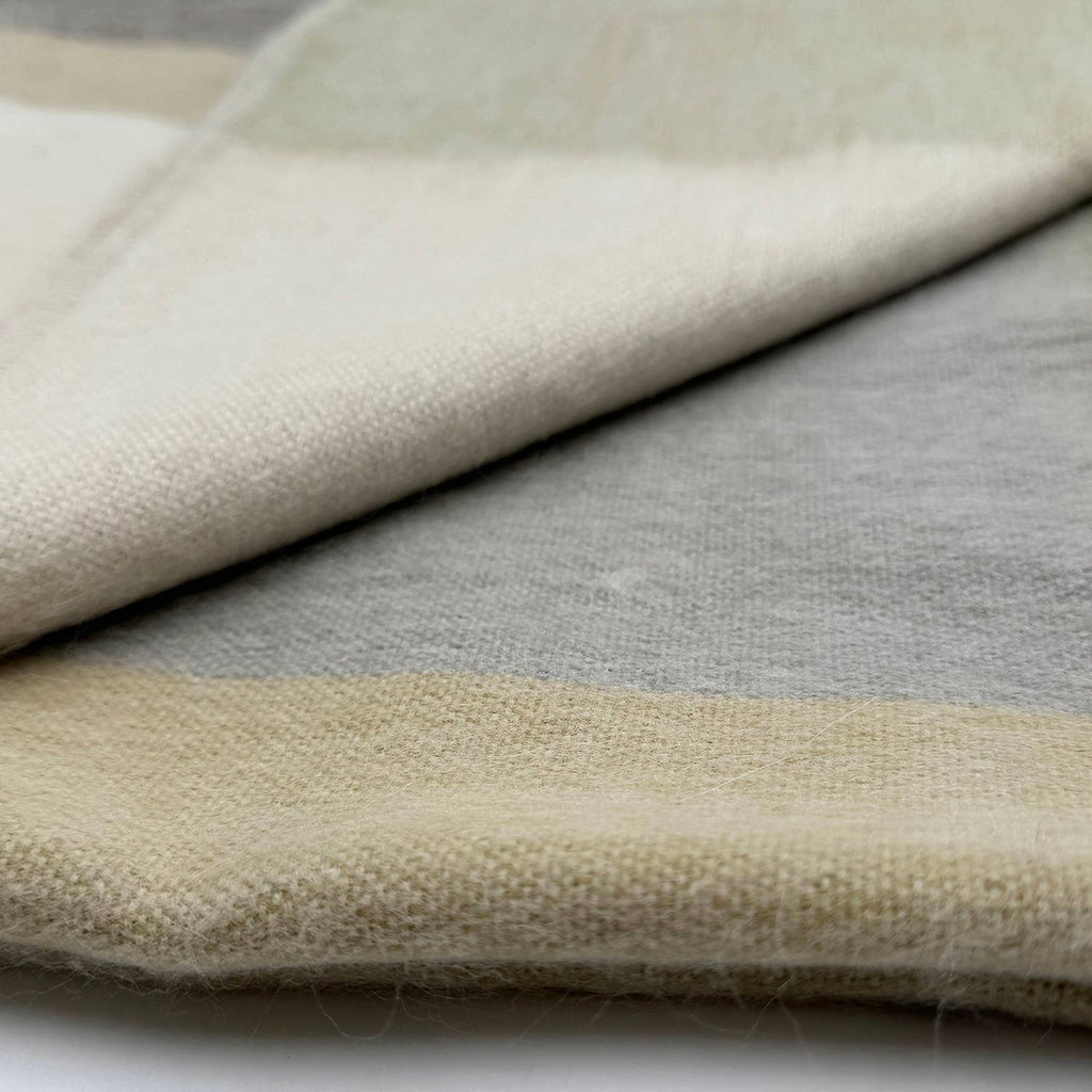 NEW! Alpaca Throw Blanket - Salt Flat