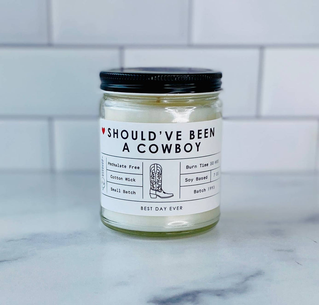 Should've Been A Cowboy Candle
