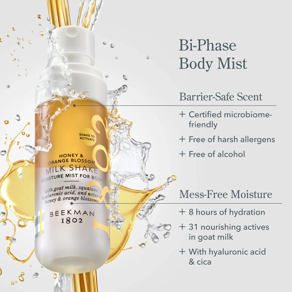 Honey & Orange Blossom Milk Shake Moisture Mist for Body 2oz