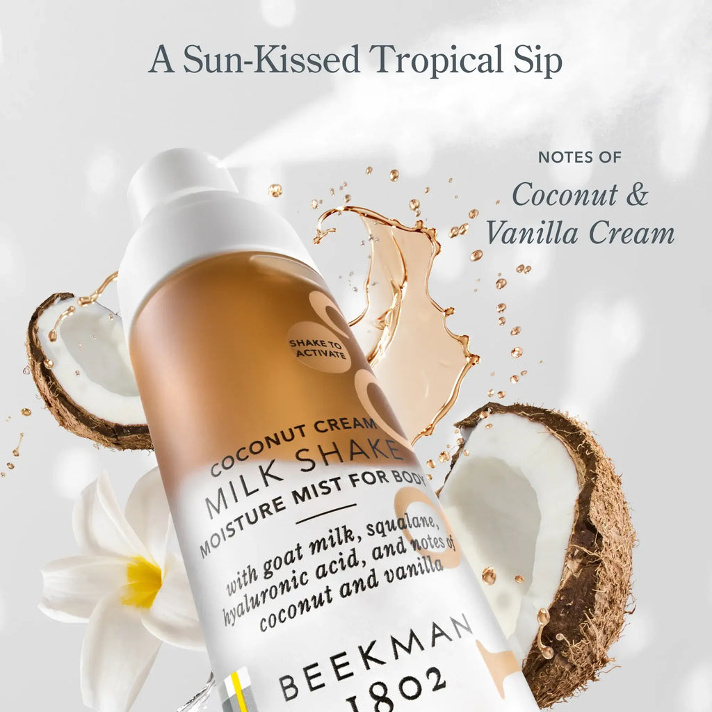 Coconut Cream Milk Shake Moisture Mist for Body 2oz