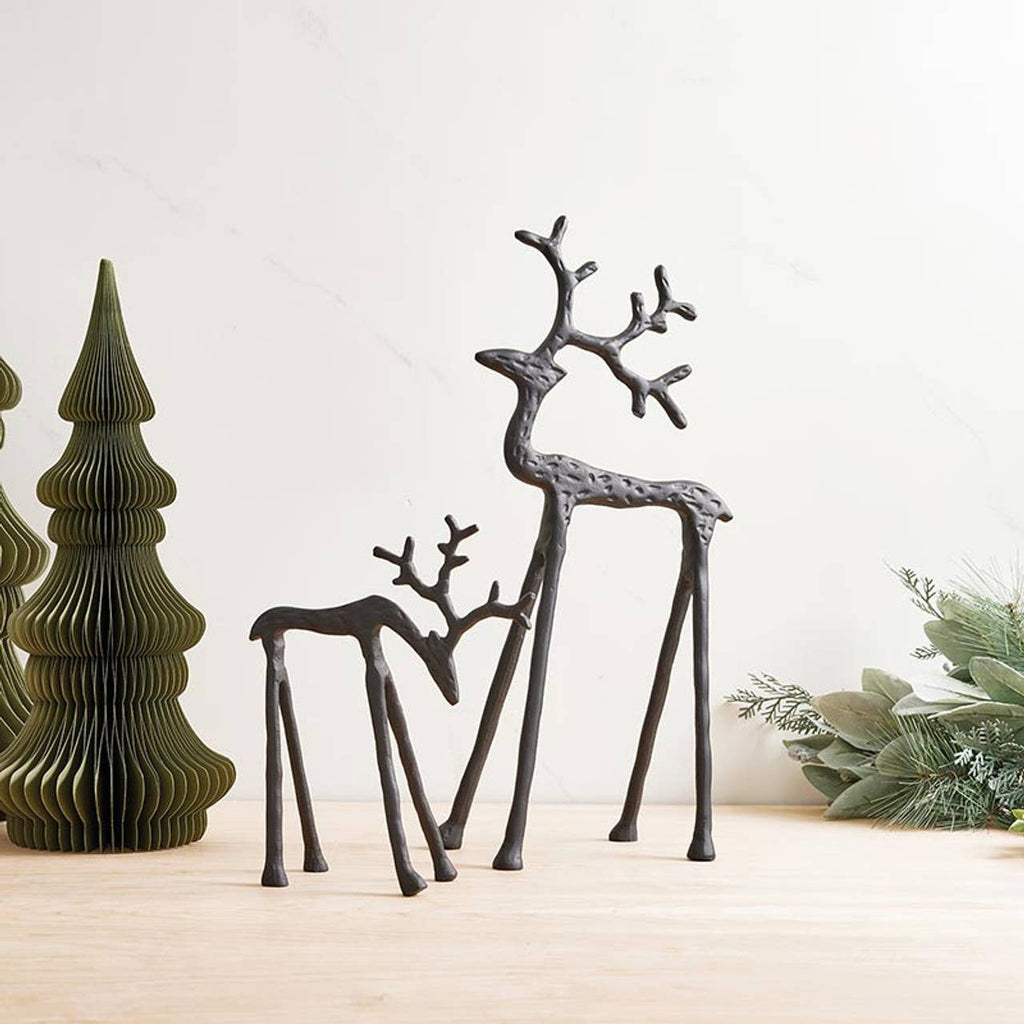 Black Iron Deers - Set of 2