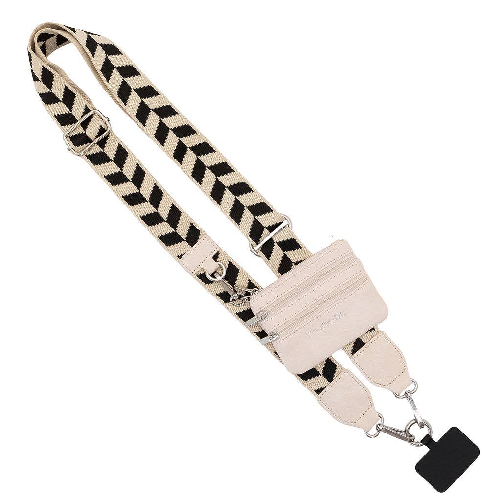 Clip & Go Crossbody Strap w/ Zippered Pouch