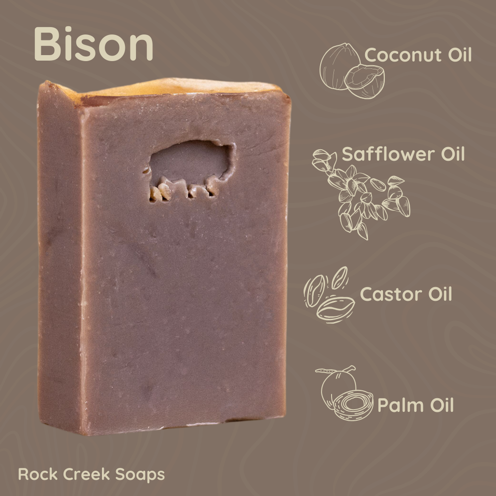 Bison Bar Soap | Amber Vanilla & Lavender