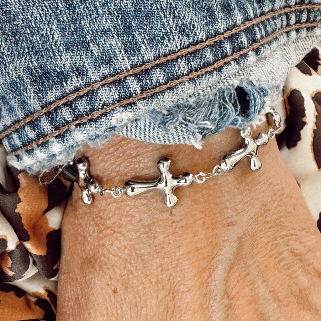 Cross Chain Bracelet