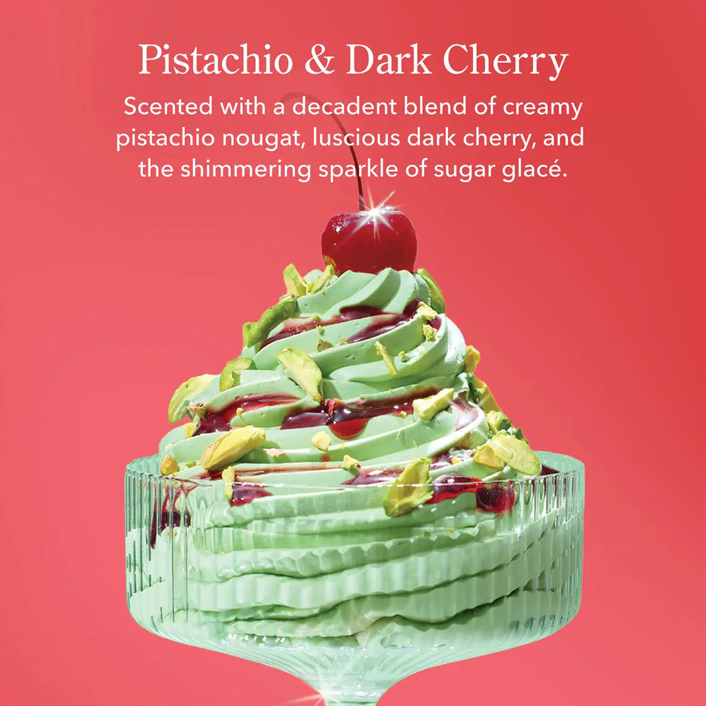 Pistachio & Dark Cherry Whipped Body Cream 8oz