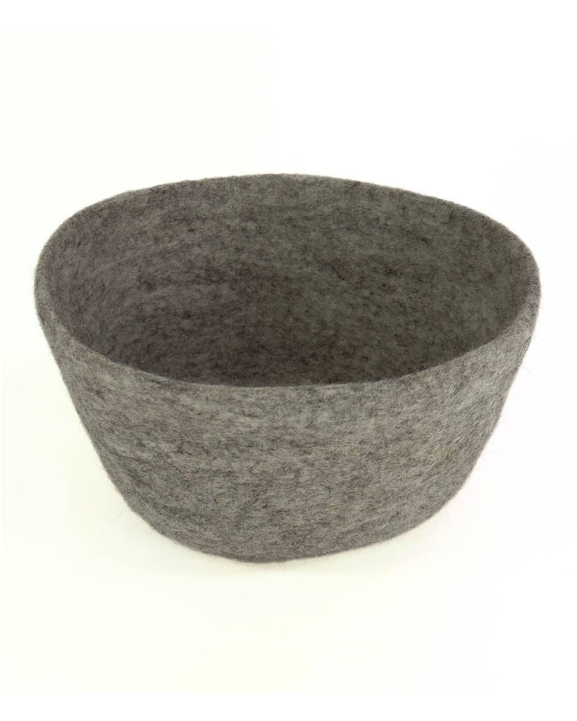 Large Handmade Felt Bowl