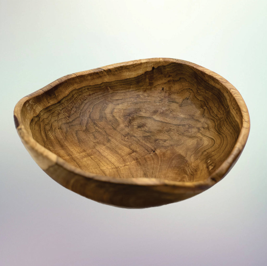 Medium Live Edge Salvaged Teak Bowl