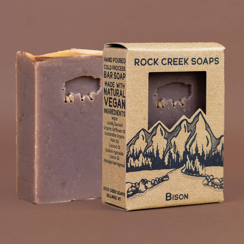 Bison Bar Soap | Amber Vanilla & Lavender