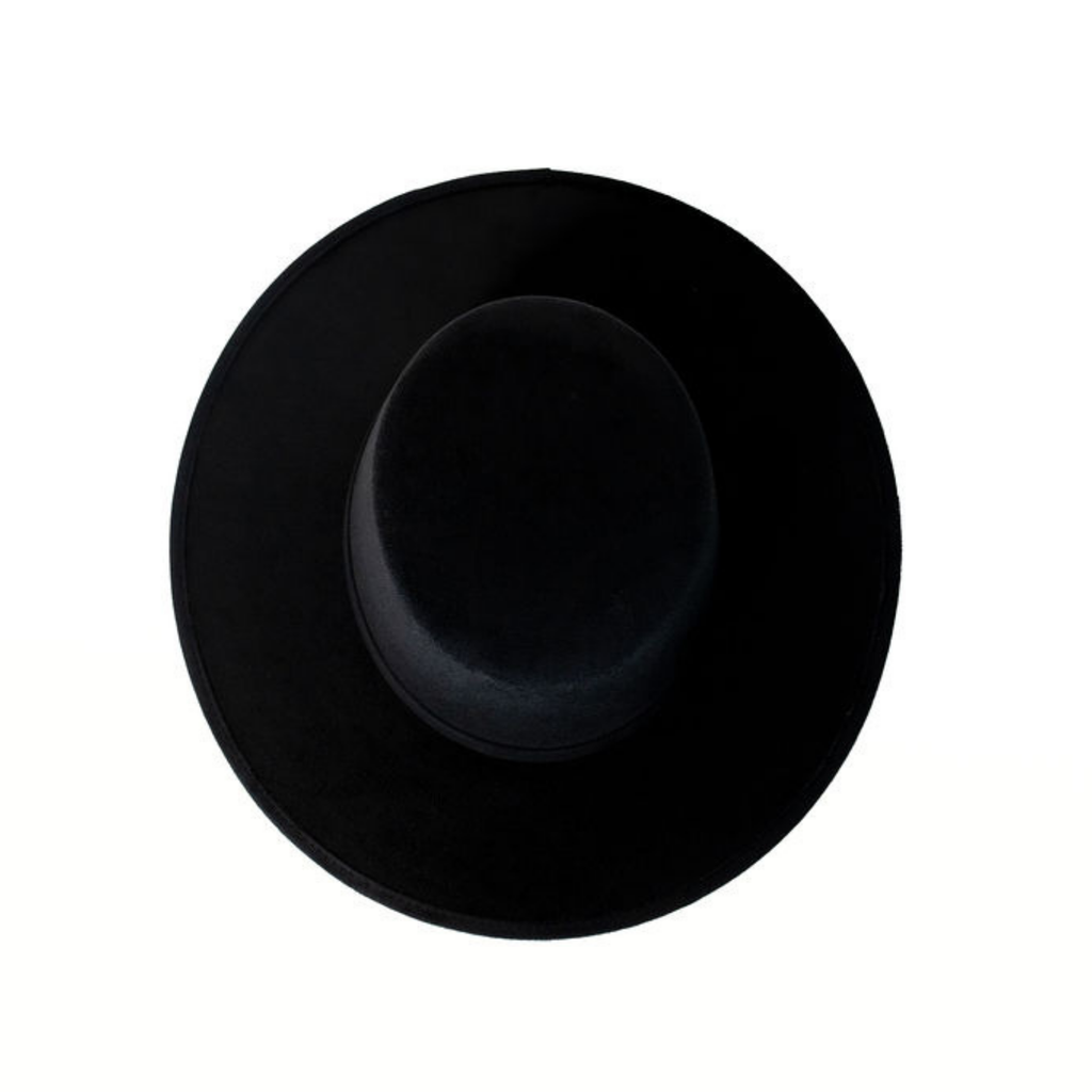 Vegan Suede Boater Hats