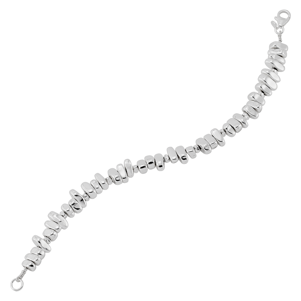 Silver Hematite Bracelet