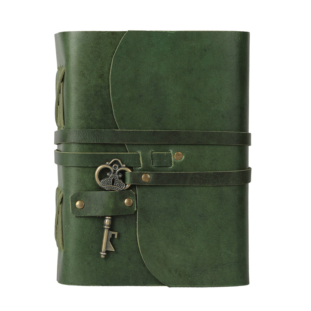Vintage Journal Retro Travel Diary an Exclusive Handmade Paper Notebook with Key Leather Bound Book Of Shadows Hocus Pocus for Man and Women
