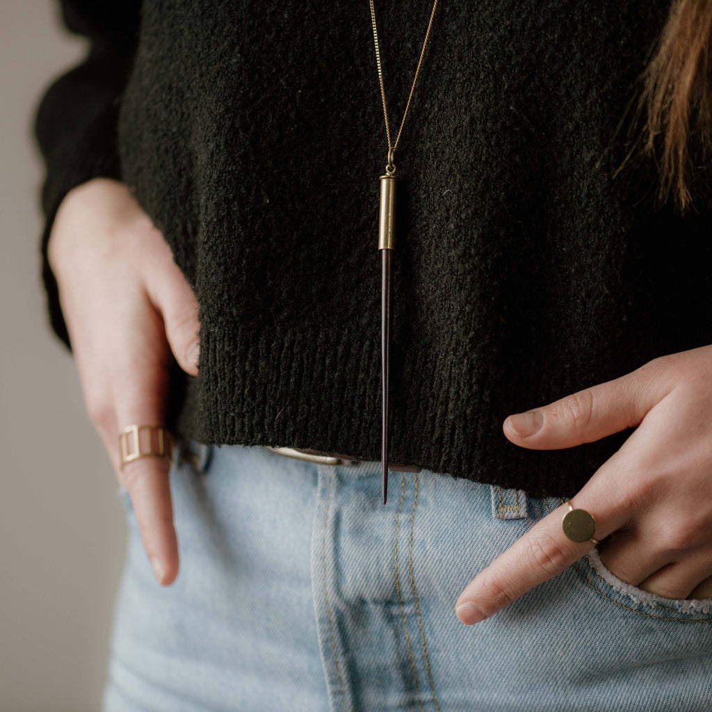 Yellowstone Beth Dutton Quill Necklace // 32"