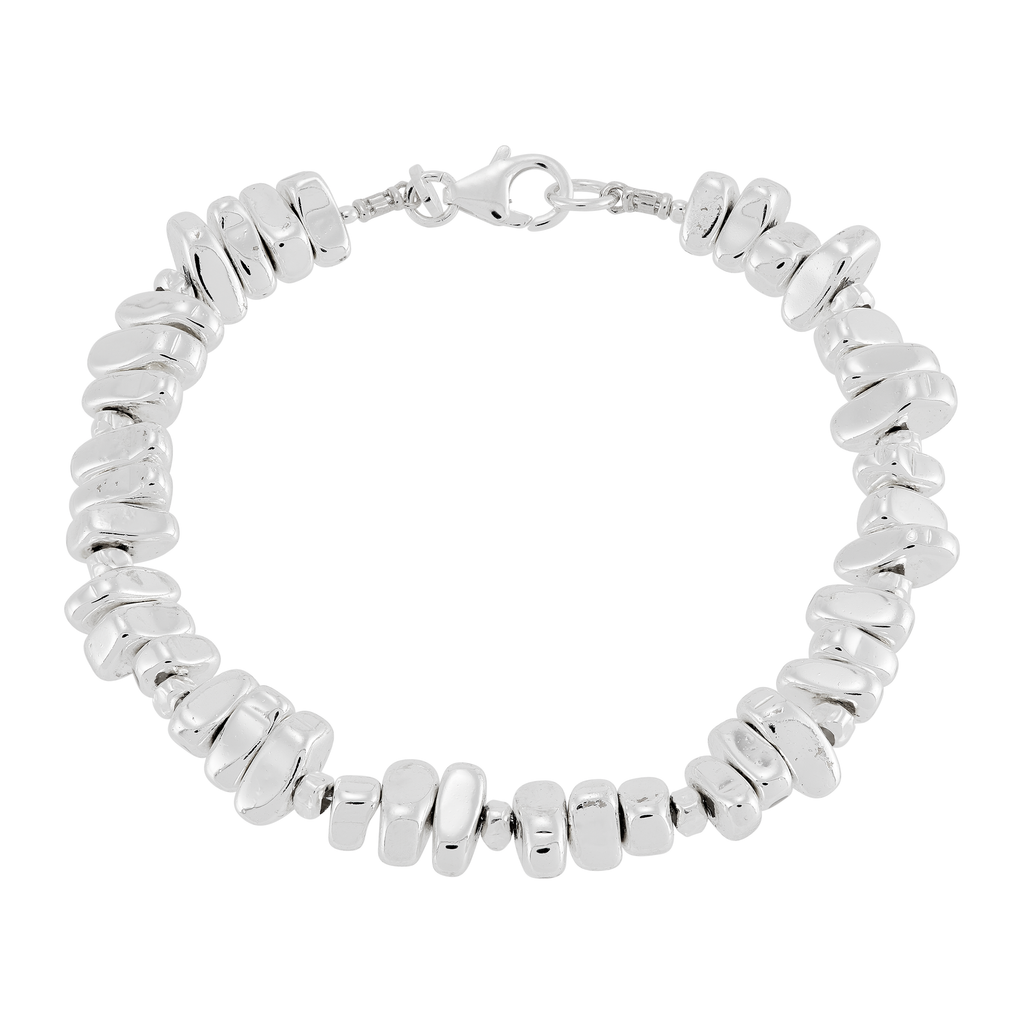 Silver Hematite Bracelet