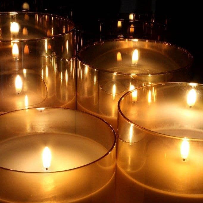 Champagne Radiance Poured Candle