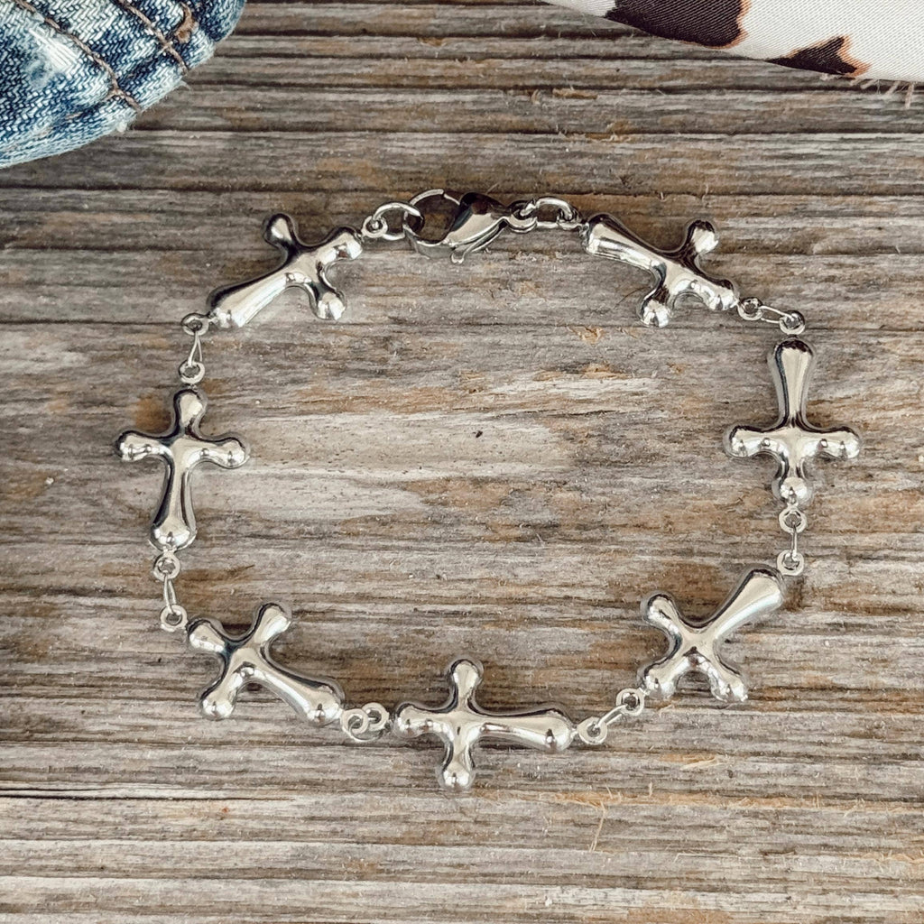 Cross Chain Bracelet