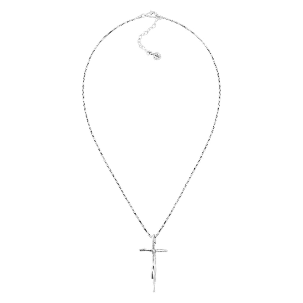 'Organic Cross' Pendant Necklace