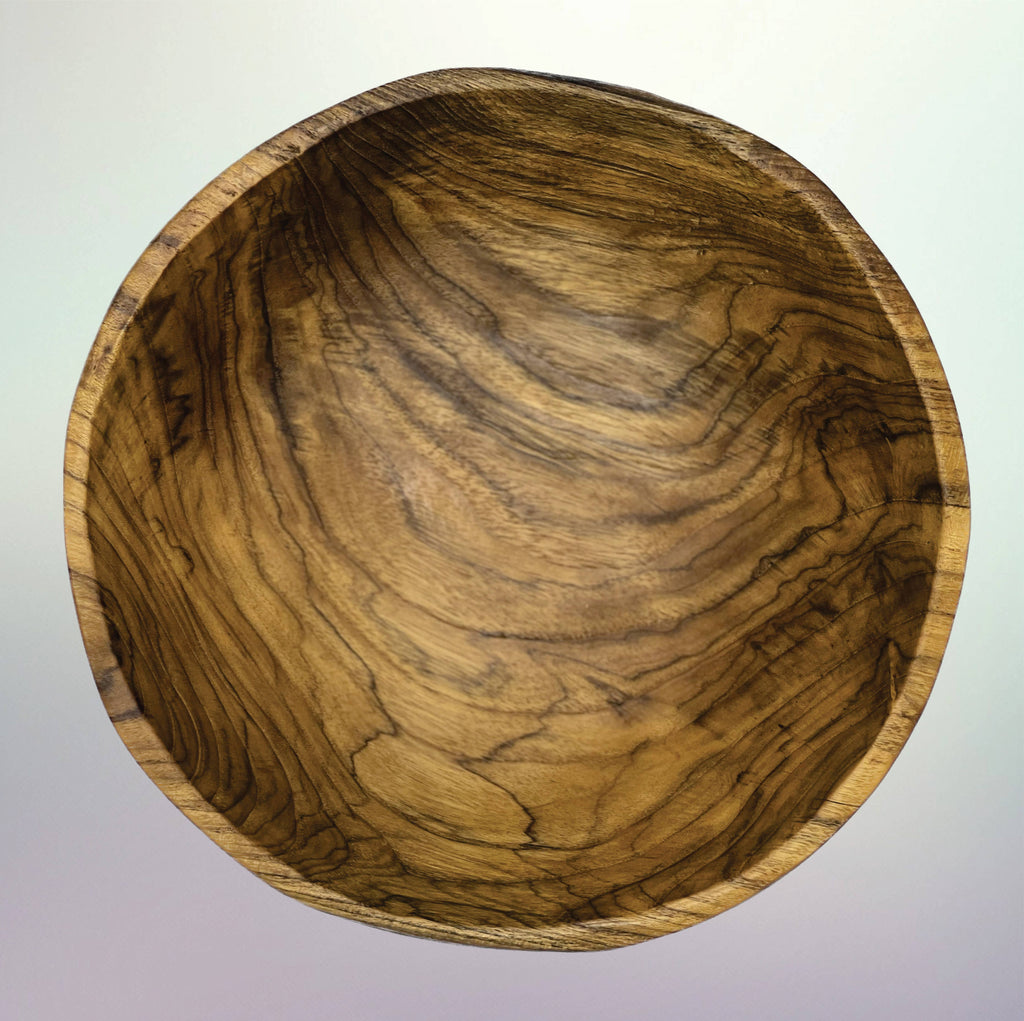 Medium Live Edge Salvaged Teak Bowl