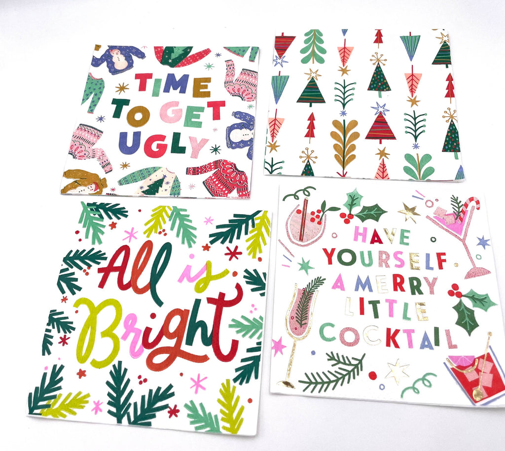 Christmas Napkins | Merry Little Cocktail