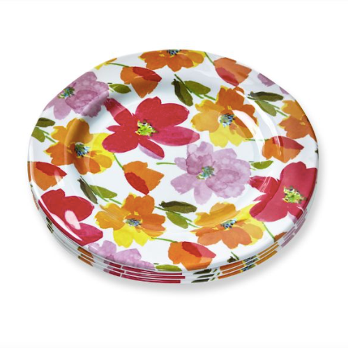 Springtime Floral Salad Plate