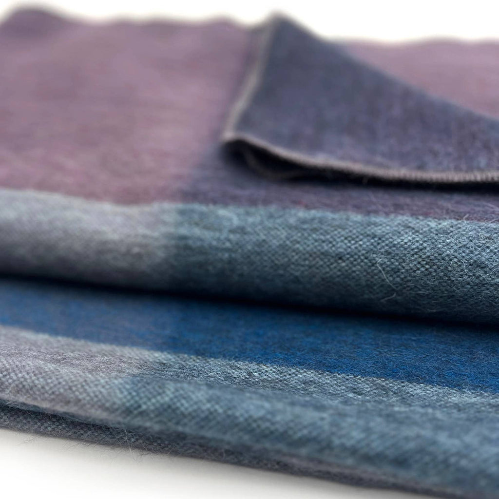 NEW! Alpaca Throw Blanket - Plum