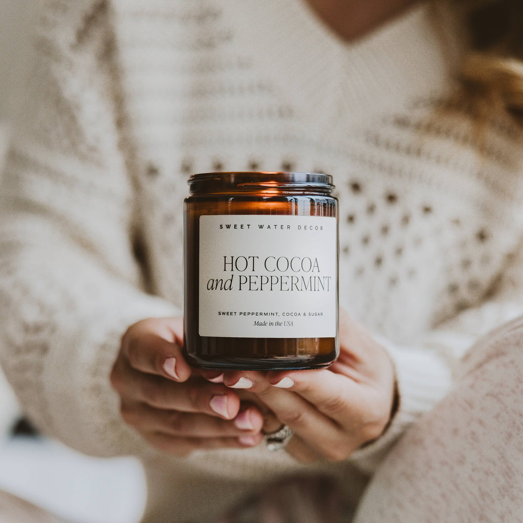 Hot Cocoa and Peppermint Soy Candle