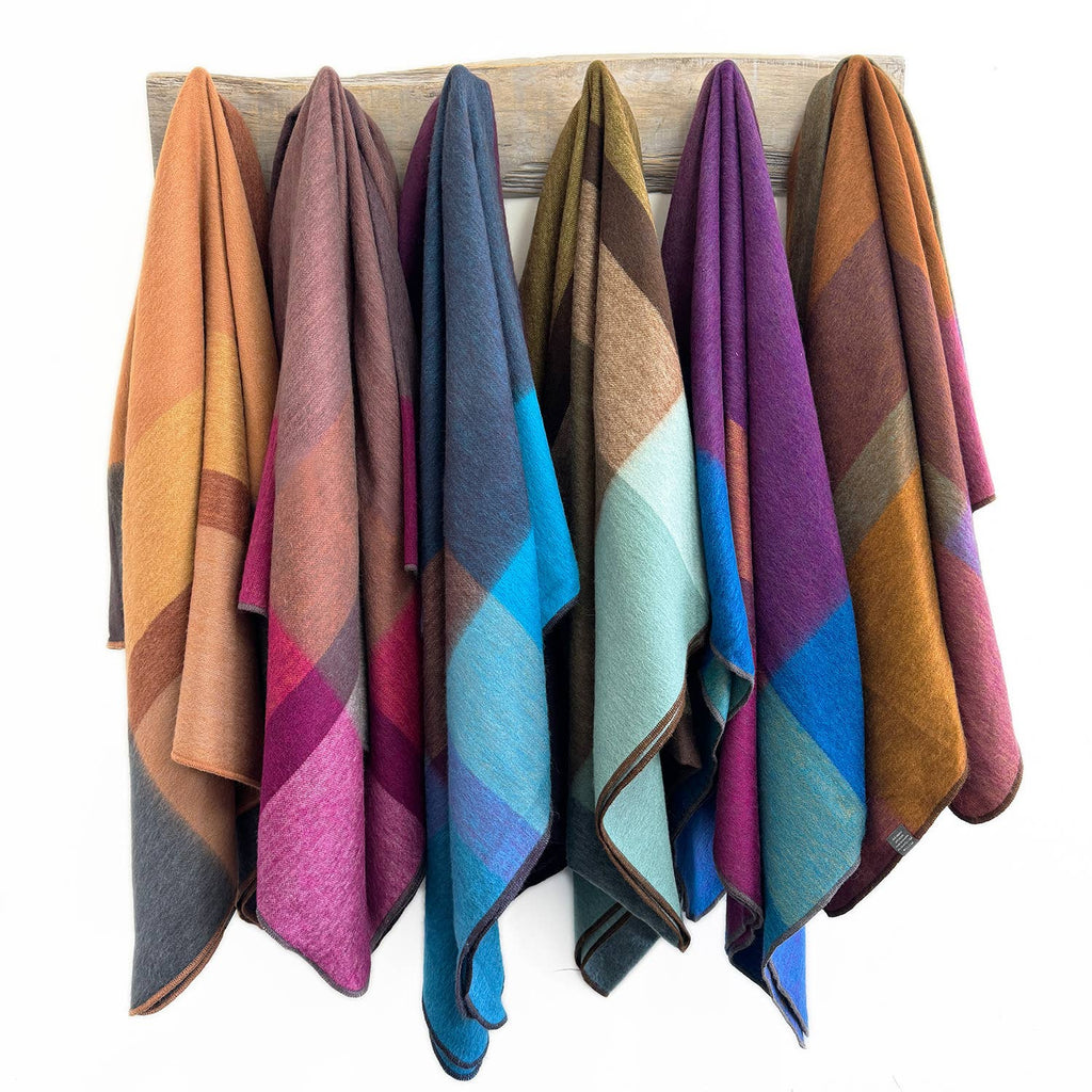 NEW! Alpaca Throw Blanket - Plum