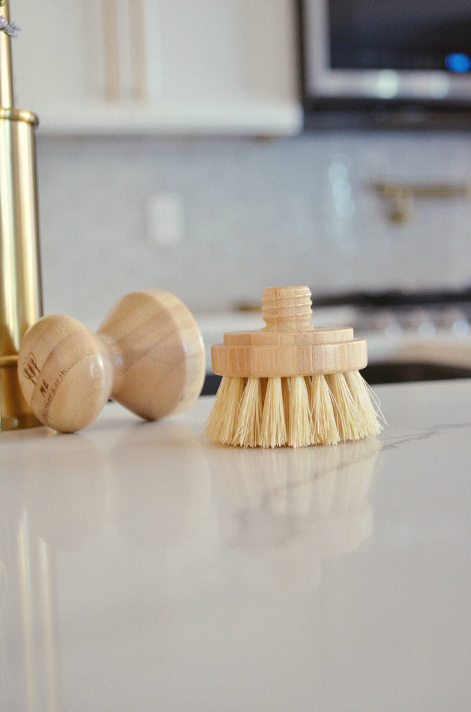 Bamboo Modular Cleaning Brush 3pk