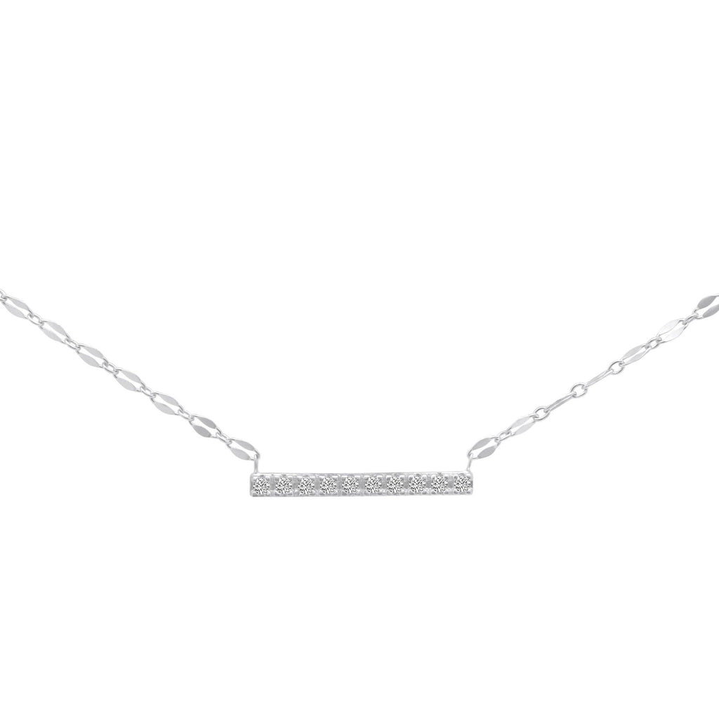 Sterling Silver Lana Bar Necklace