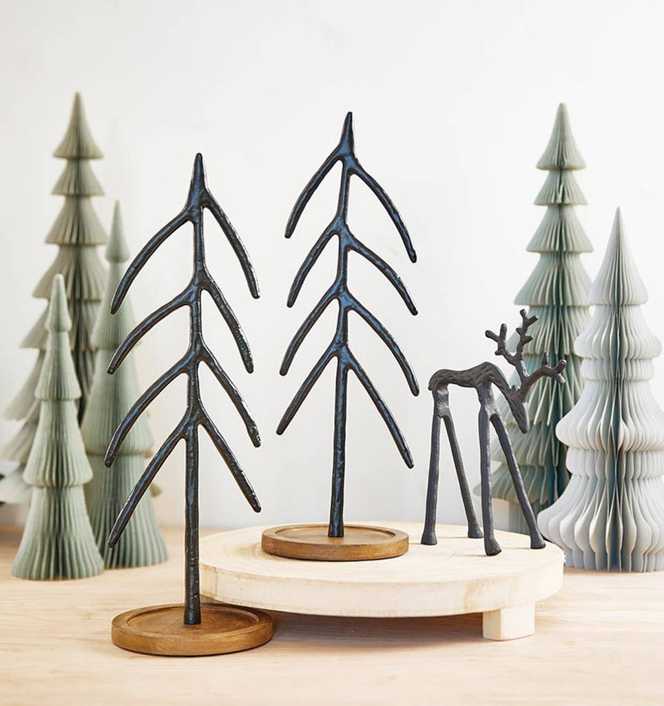 Black Iron Deers - Set of 2