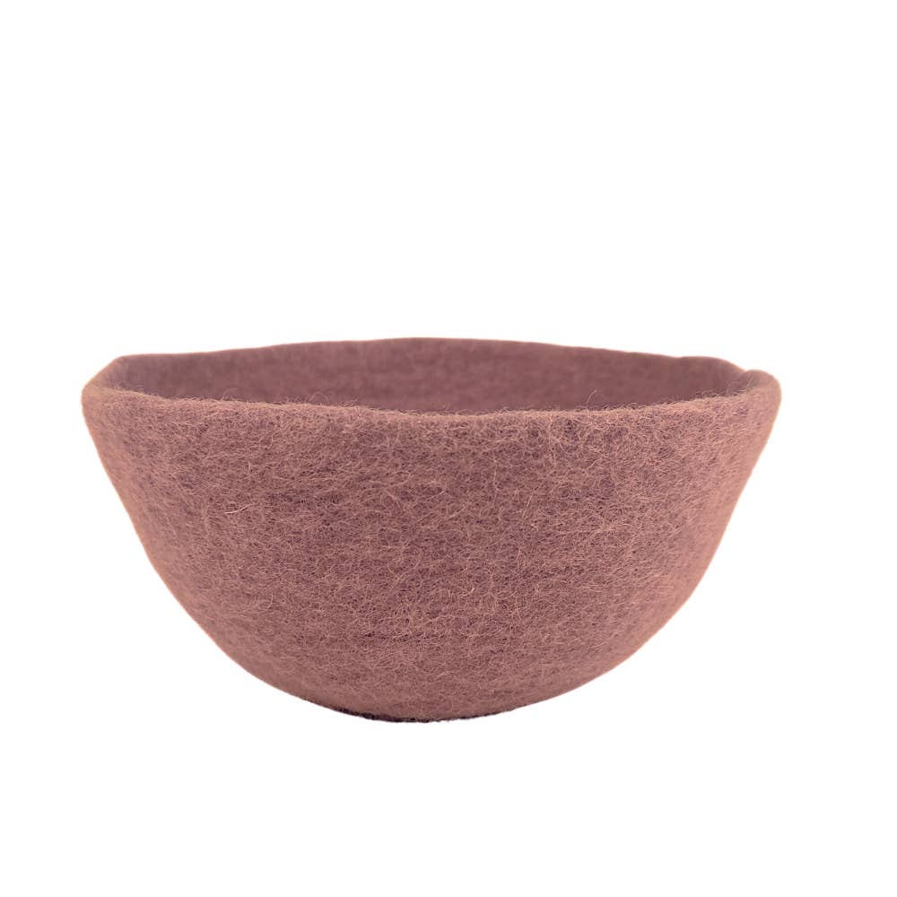Small Handmade Felt Bowl