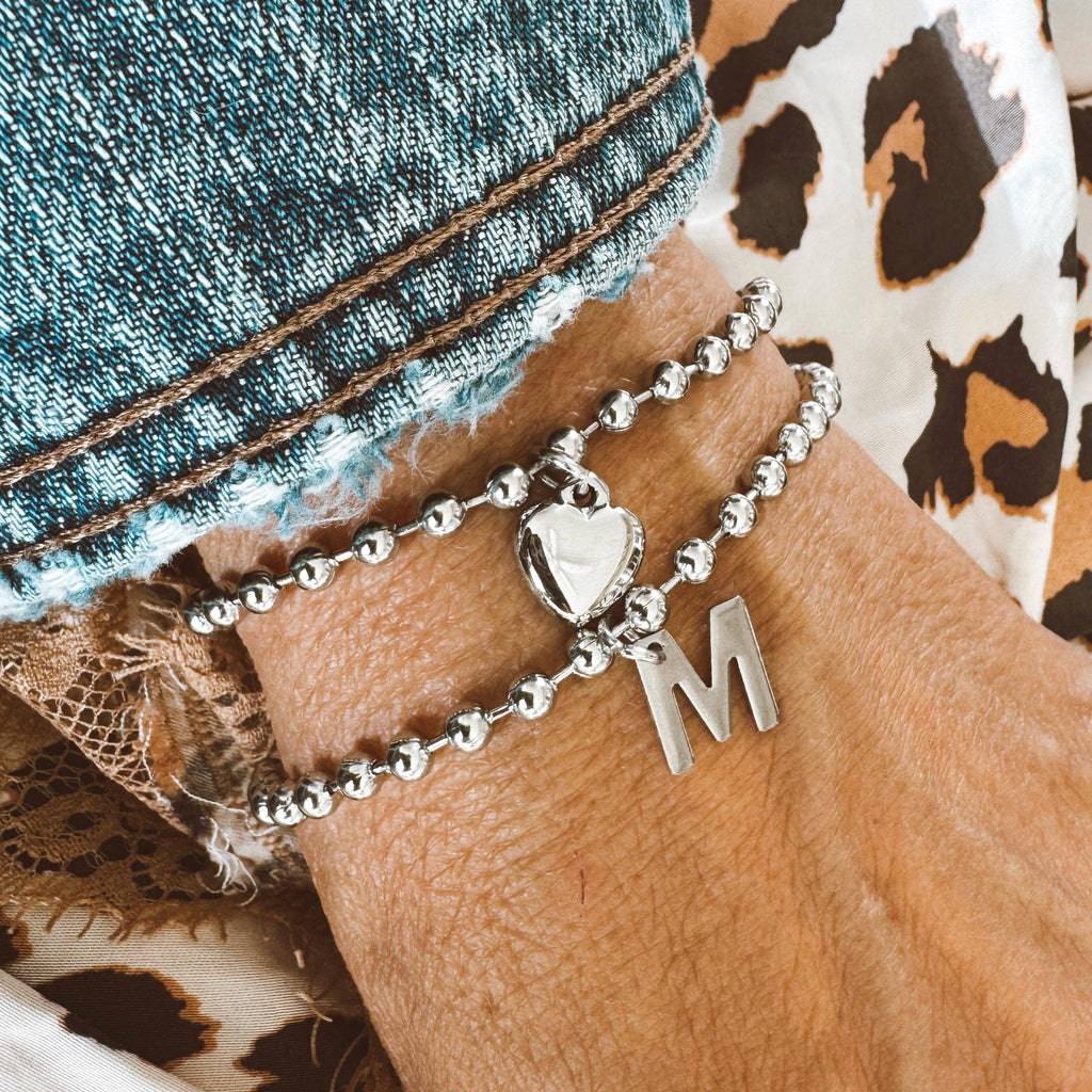 Initial Charm Bracelet