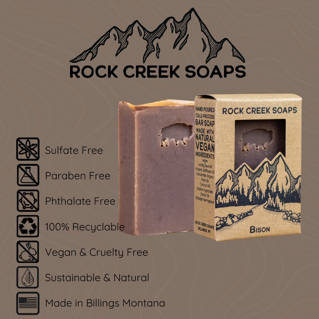 Bison Bar Soap | Amber Vanilla & Lavender