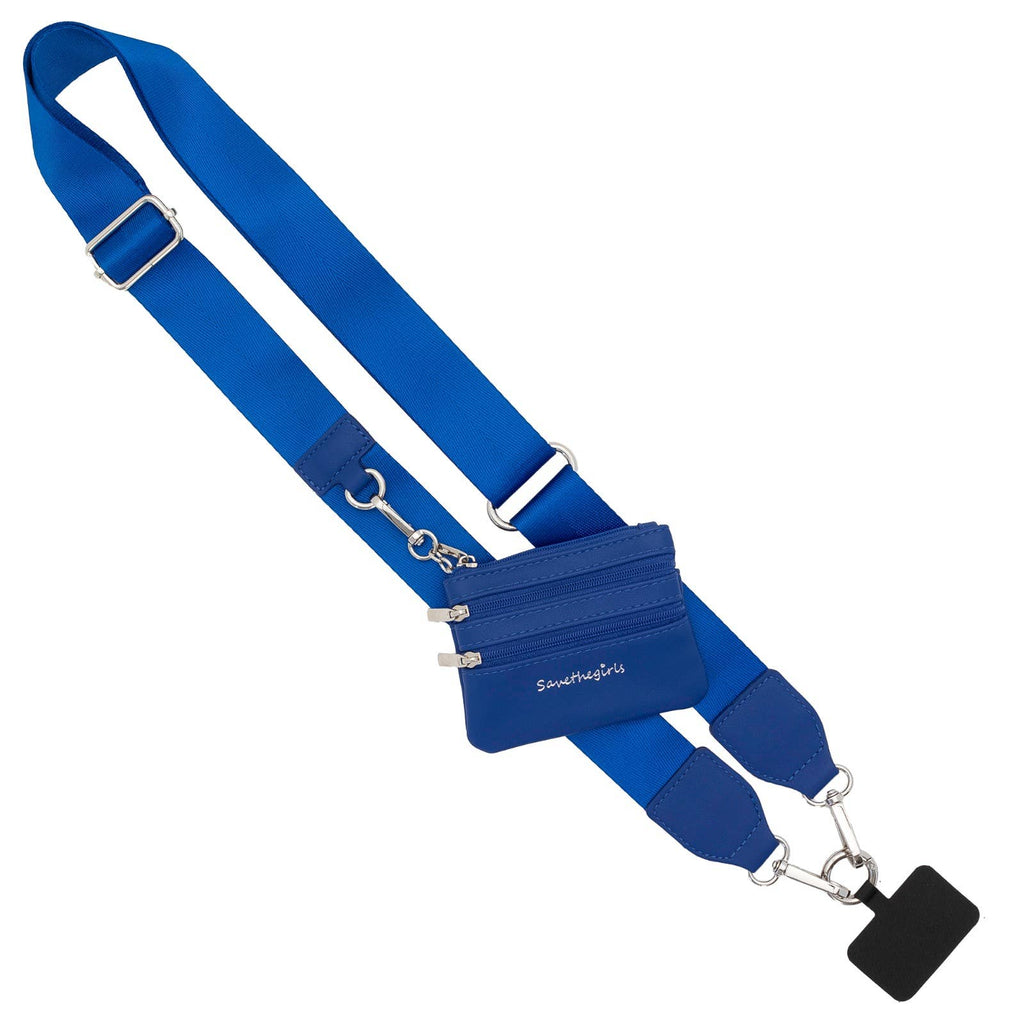 Clip & Go Crossbody Strap w/ Zippered Pouch