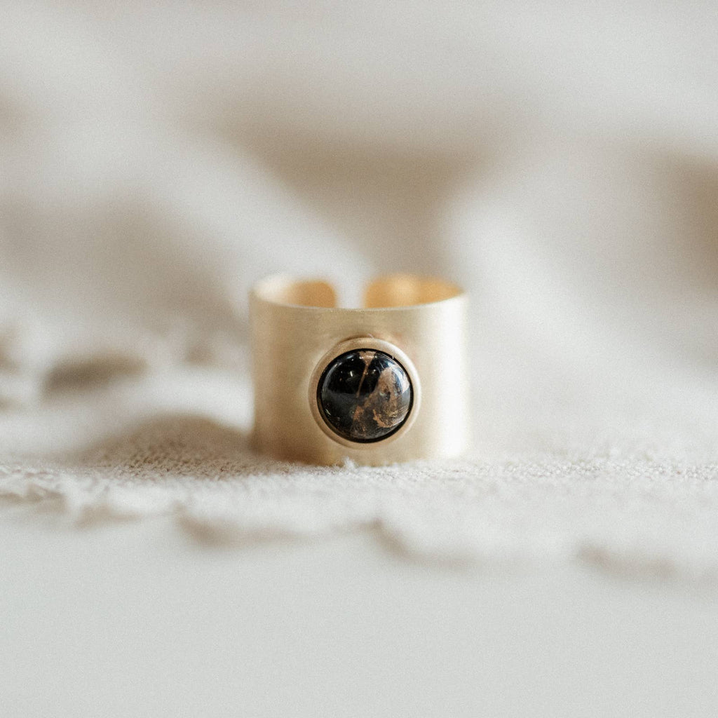 Nile Ring // Copper Obsidian