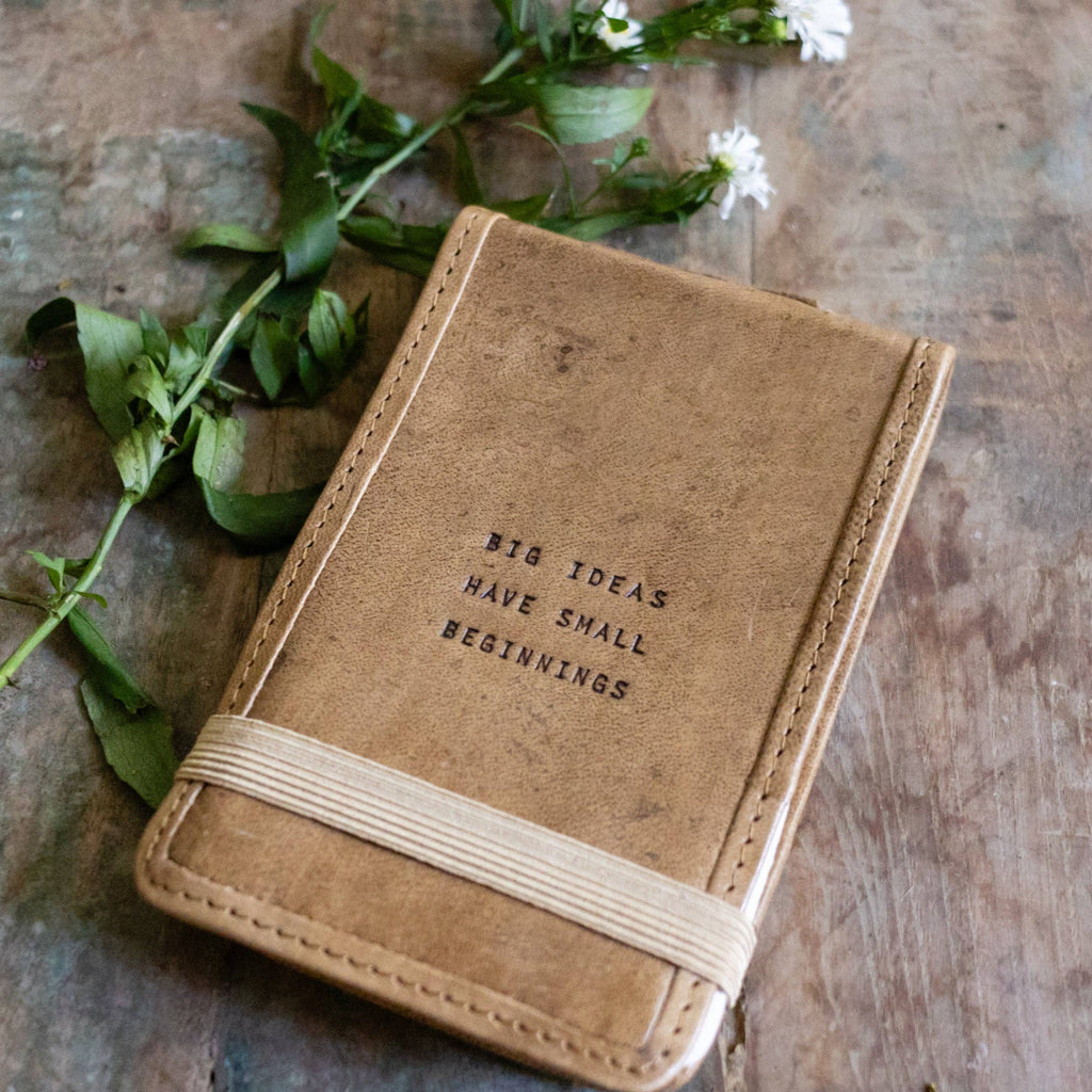 Mini Big Ideas Leather Journal