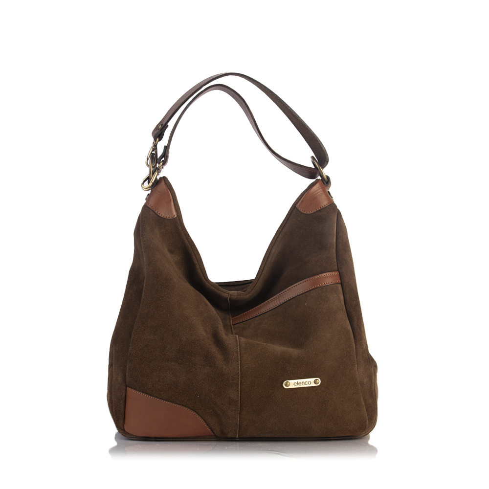 Elenco Large Brown Shoulder Bag